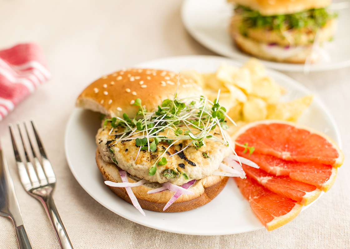 Asian Chicken Burgers Recipe Foreman